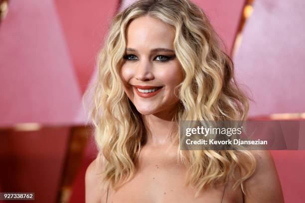 Jennifer Lawrence attends the 90th Annual Academy Awards at Hollywood & Highland Center on March 4, 2018 in Hollywood, California.