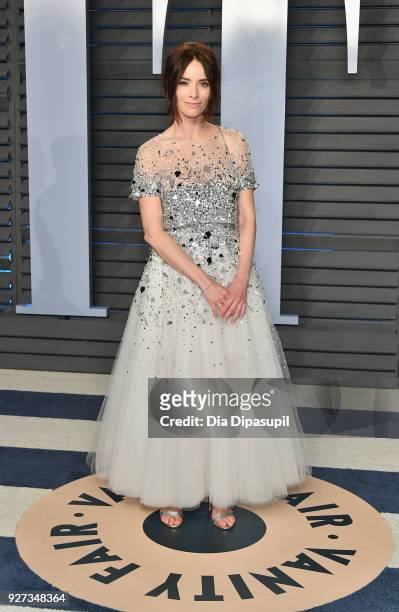 Abigail Spencer attends the 2018 Vanity Fair Oscar Party hosted by Radhika Jones at Wallis Annenberg Center for the Performing Arts on March 4, 2018...