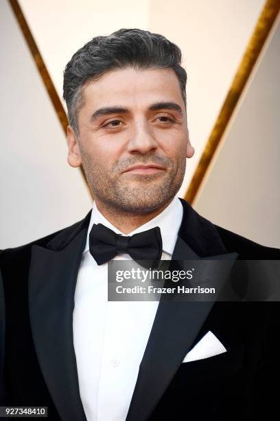 Oscar Isaac attends the 90th Annual Academy Awards at Hollywood & Highland Center on March 4, 2018 in Hollywood, California.