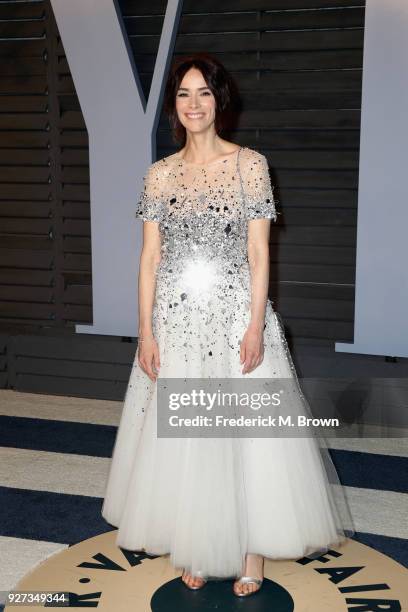 Abigail Spencer attends the 2018 Vanity Fair Oscar Party hosted by Radhika Jones at Wallis Annenberg Center for the Performing Arts on March 4, 2018...