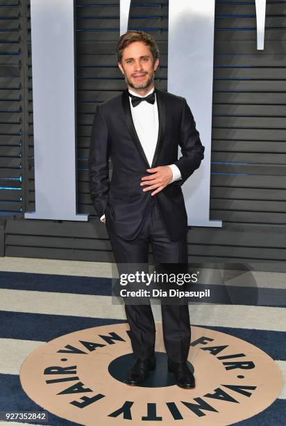 Gael Garcia Bernal attends the 2018 Vanity Fair Oscar Party hosted by Radhika Jones at Wallis Annenberg Center for the Performing Arts on March 4,...