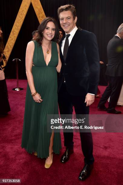 Lauren Schuker and Jason Blum attend the 90th Annual Academy Awards at Hollywood & Highland Center on March 4, 2018 in Hollywood, California.