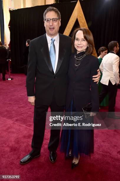 Tom Rothman, Chairman of Sony Pictures Motion Picture Group and Jessica Harper attend the 90th Annual Academy Awards at Hollywood & Highland Center...