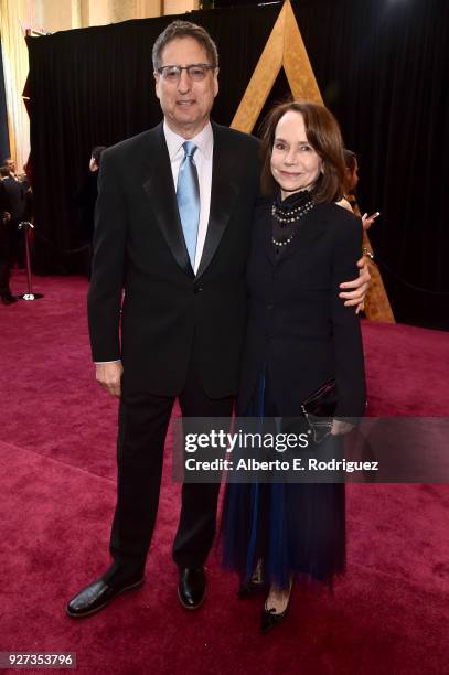 Tom Rothman, Chairman of Sony Pictures Motion Picture Group and Jessica Harper attend the 90th Annual Academy Awards at Hollywood & Highland Center...