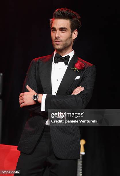 Jon Kortajarena attends Elton John AIDS Foundation 26th Annual Academy Awards Viewing Party at The City of West Hollywood Park on March 4, 2018 in...