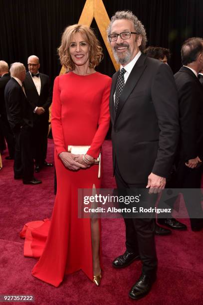 Christine Lahti and DGA President Thomas Schlamme attend the 90th Annual Academy Awards at Hollywood & Highland Center on March 4, 2018 in Hollywood,...