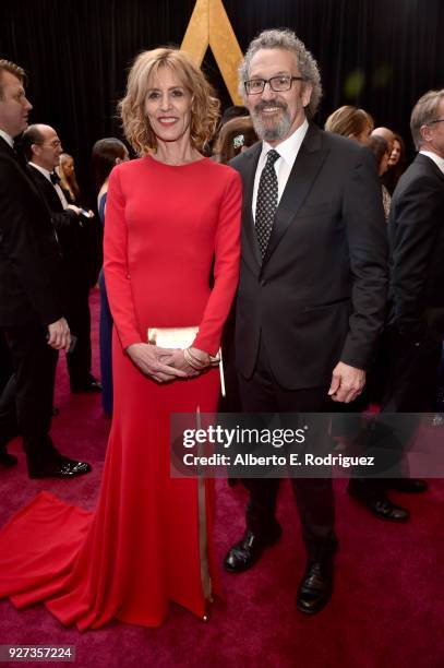 Christine Lahti and DGA President Thomas Schlamme attend the 90th Annual Academy Awards at Hollywood & Highland Center on March 4, 2018 in Hollywood,...