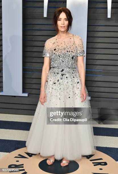 Abigail Spencer attends the 2018 Vanity Fair Oscar Party hosted by Radhika Jones at Wallis Annenberg Center for the Performing Arts on March 4, 2018...