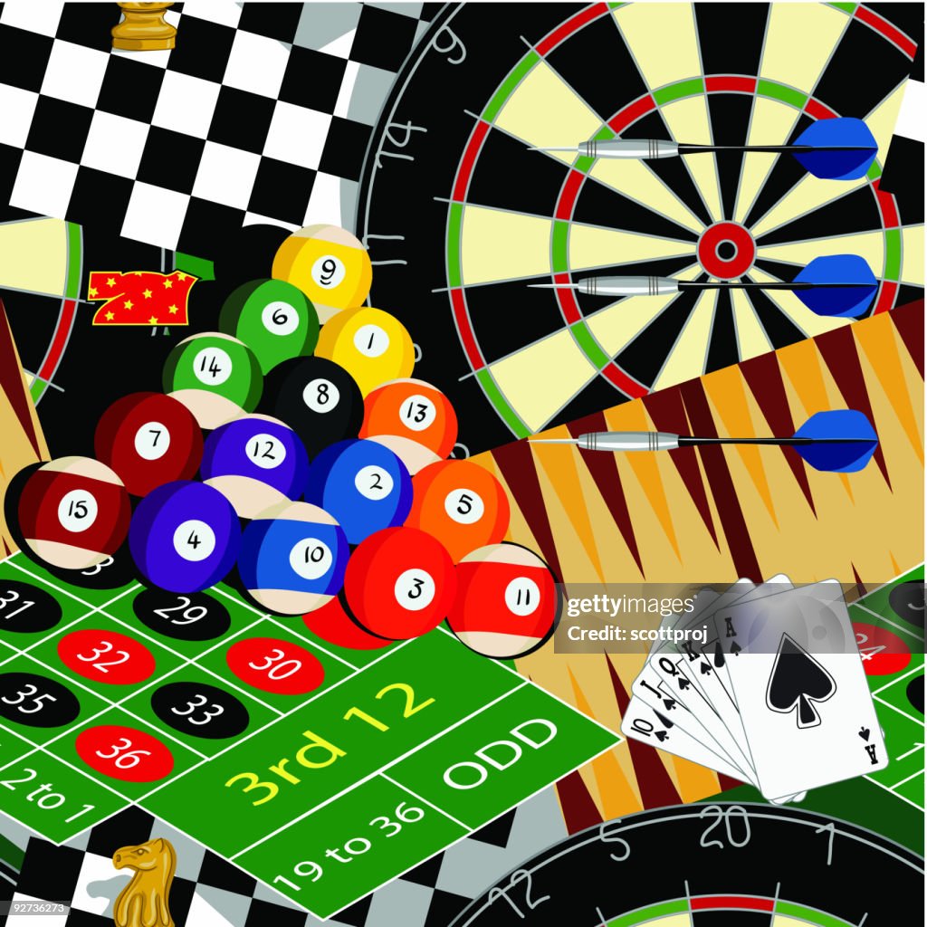 Game Seamless pattern