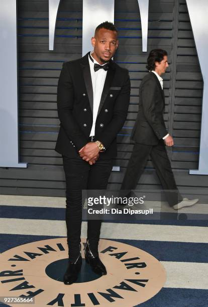 Marlon Wayans attends the 2018 Vanity Fair Oscar Party hosted by Radhika Jones at Wallis Annenberg Center for the Performing Arts on March 4, 2018 in...