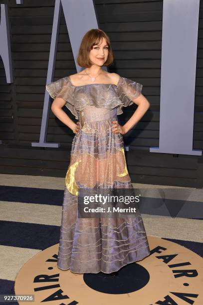 Joanna Newsom attends the 2018 Vanity Fair Oscar Party hosted by Radhika Jones at the Wallis Annenberg Center for the Performing Arts on March 4,...