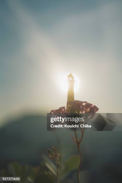 spring lighthouse - kouichi chiba stock pictures, royalty-free photos & images