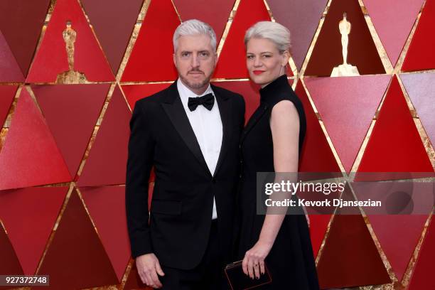 Screenwriter Anthony McCarten and guest attend the 90th Annual Academy Awards at Hollywood & Highland Center on March 4, 2018 in Hollywood,...