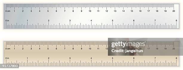 ruler - metric system stock illustrations