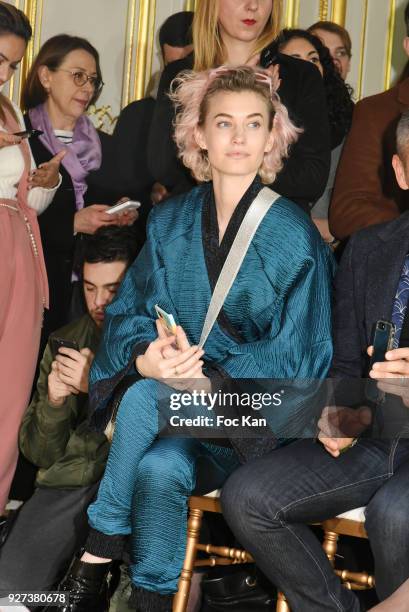 Zanita Whittington attends the John Galliano show as part of the Paris Fashion Week Womenswear Fall/Winter 2018/2019 on March 4, 2018 in Paris,...