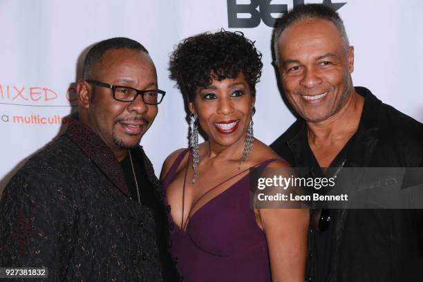 Bobby Brown, Dawnn Lewis and Ray Parker Jr. Attends Bobbi Kristina Serenity House Gala at Taglyan Cultural Complex on March 4, 2018 in Hollywood,...