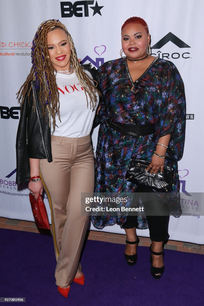 Music artist Faith Evans and her daughter Chyna Griffin attends Bobbi