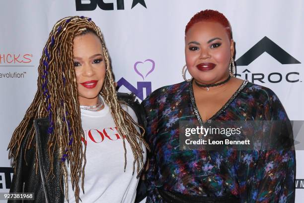 Music artist Faith Evans and her daughter Chyna Griffin attends Bobbi Kristina Serenity House Gala at Taglyan Cultural Complex on March 4, 2018 in...