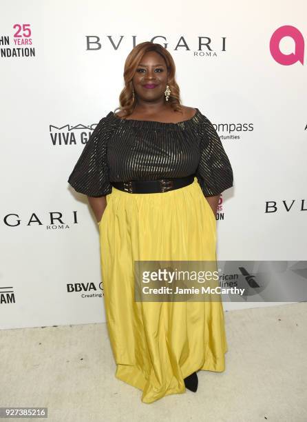 Retta attends the 26th annual Elton John AIDS Foundation Academy Awards Viewing Party sponsored by Bulgari, celebrating EJAF and the 90th Academy...