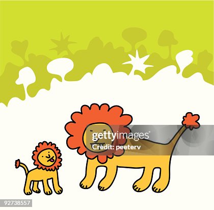 Vector lions Vector lions