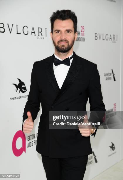 Andrea Iervolino attends Elton John AIDS Foundation 26th Annual Academy Awards Viewing Party at The City of West Hollywood Park on March 4, 2018 in...