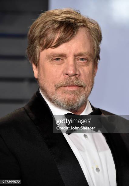 Actor Mark Hamill attends the 2018 Vanity Fair Oscar Party hosted by Radhika Jones at Wallis Annenberg Center for the Performing Arts on March 4,...