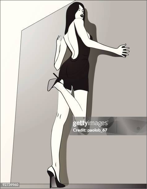 the wall - mini cheesecake stock illustrations