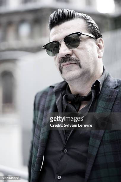 Musician Arnaud Rebotini, is photographed for Self Assignment on September 15, 2017 in Lille, France.