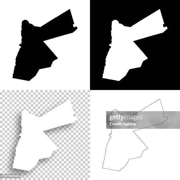 Jordan. Map Frame Geography Of Jordan Photos and Premium High Res Pictures - Getty Images