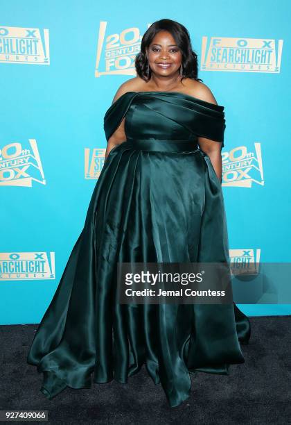 Actress Octavia Spencer attends the Fox Searchlight And 20th Century Fox Oscars Post-Party on March 4, 2018 in Los Angeles, California.