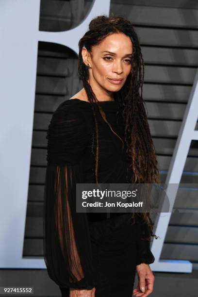 Lisa Bonet attends the 2018 Vanity Fair Oscar Party hosted by Radhika Jones at Wallis Annenberg Center for the Performing Arts on March 4, 2018 in...