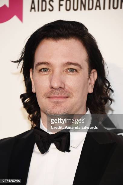 Chasez arrives at the 26th Annual Elton John AIDS Foundation's Academy Awards Viewing Party on March 4, 2018 in West Hollywood, California.