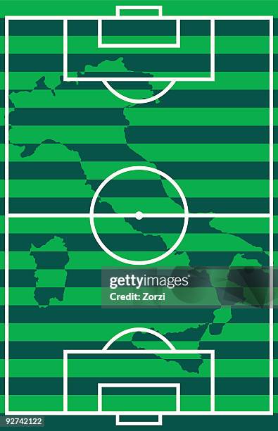 playfield - germany v italy international friendly stock illustrations