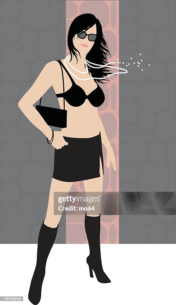 Modern fashion girl 2