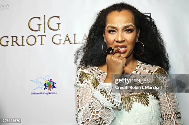 Lisa Raye attends The GRIOT Gala Oscar Night After Party at Crustacean on March 4, 2018 in Beverly Hills, California.