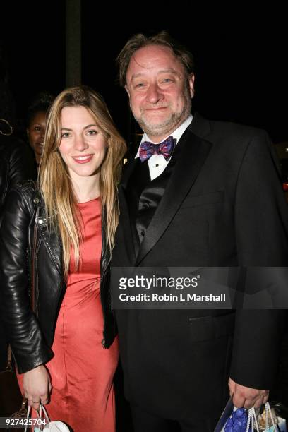 Darren Dean and Sabrina Friedman-Seitz attend The GRIOT Gala Oscar Night After Party at Crustacean on March 4, 2018 in Beverly Hills, California.