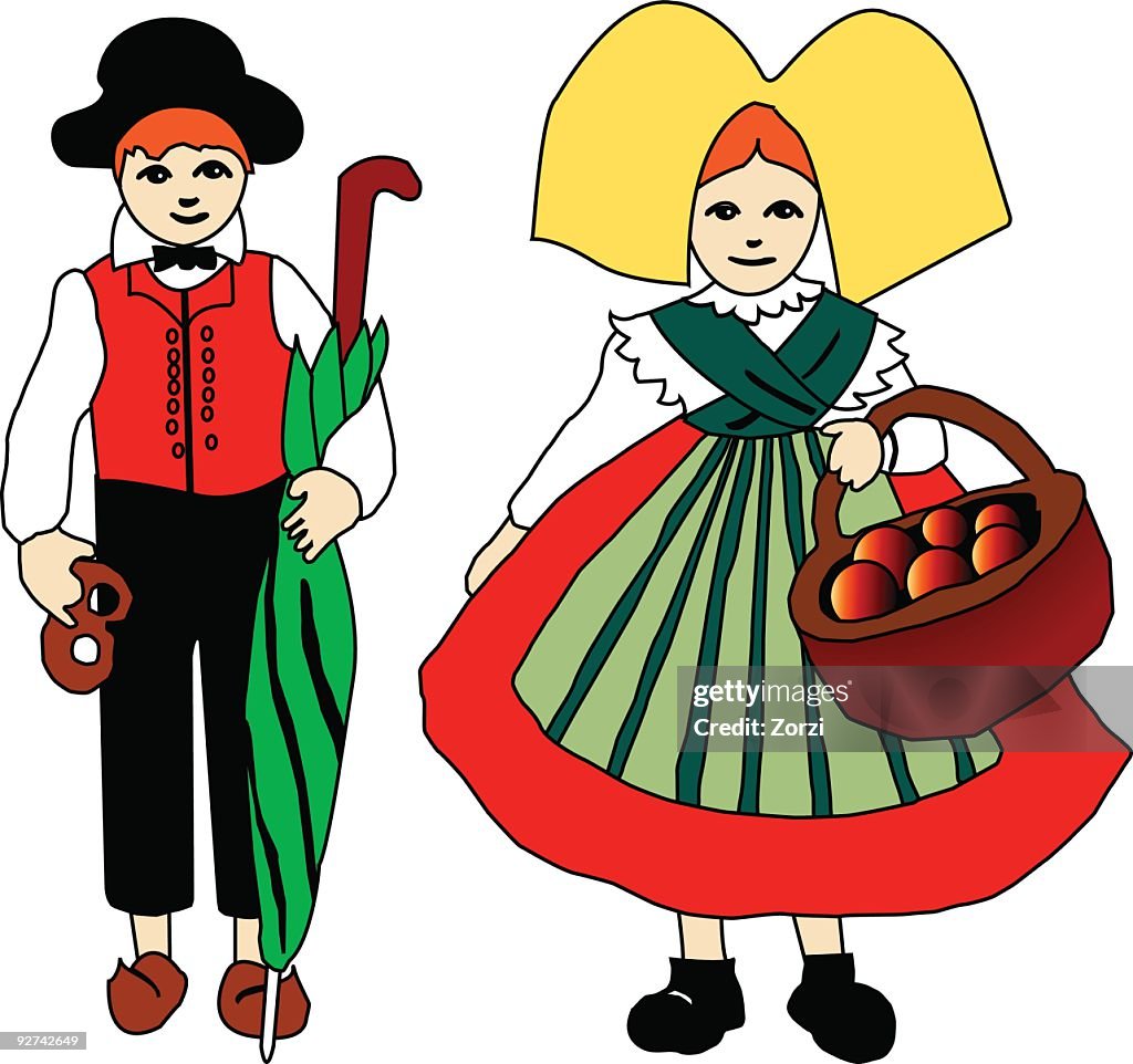 Typical alsatian clothes