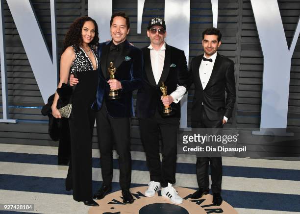 Shane Vieau and Jeffrey A Melvin attend the 2018 Vanity Fair Oscar Party hosted by Radhika Jones at Wallis Annenberg Center for the Performing Arts...