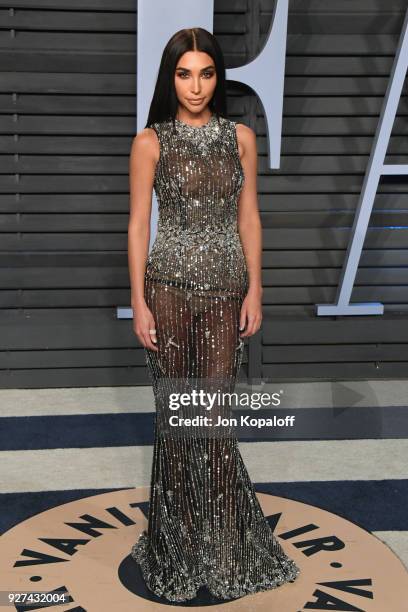 Chantel Jeffries attends the 2018 Vanity Fair Oscar Party hosted by Radhika Jones at Wallis Annenberg Center for the Performing Arts on March 4, 2018...