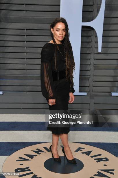 Lisa Bonet attends the 2018 Vanity Fair Oscar Party hosted by Radhika Jones at Wallis Annenberg Center for the Performing Arts on March 4, 2018 in...