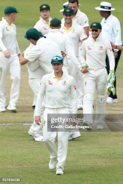 Steven Smith of Australia during day 5 of the 1st Sunfoil Test match between South Africa and Australia at Sahara Stadium Kingsmead on March 05, 2018...