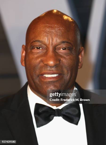 Director John Singleton attends the 2018 Vanity Fair Oscar Party hosted by Radhika Jones at Wallis Annenberg Center for the Performing Arts on March...