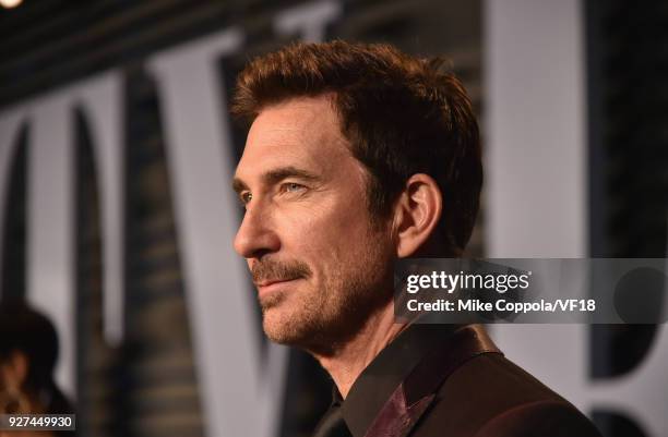 Dylan McDermott attends the 2018 Vanity Fair Oscar Party hosted by Radhika Jones at Wallis Annenberg Center for the Performing Arts on March 4, 2018...