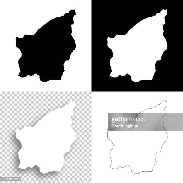 san marino maps for design - blank, white and black backgrounds - san marino map stock illustrations