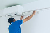 install new air conditioner in hot summer season by professional