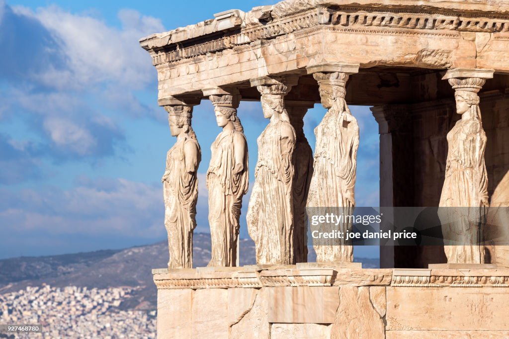 The Erechtheon, Temple of Athena, Acropolis, Athens, Greece
