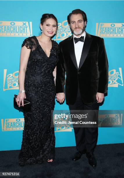 Actor Michael Stuhlbarg and Mai-Linh Lofgren attend the Fox Searchlight And 20th Century Fox Oscars Post-Party on March 4, 2018 in Los Angeles,...