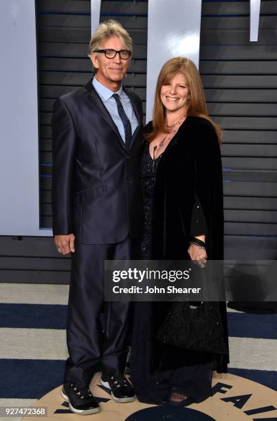 Actor Eric Roberts and Eliza Roberts attend the 2018 Vanity Fair Oscar Party hosted by Radhika Jones at Wallis Annenberg Center for the Performing...