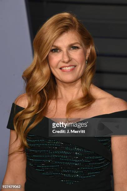 Connie Britton attends the 2018 Vanity Fair Oscar Party hosted by Radhika Jones at the Wallis Annenberg Center for the Performing Arts on March 4,...