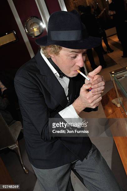 James Brown attends the Georgina Chapman for Garrard collection launch on November 4, 2009 in London, England.